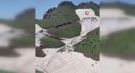 Şırnak'ta kar kalınlığı 10 metreyi buldu!