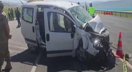 Van-Erciş yolunda kaza: 1 jandarma personeli şehit, 5 yaralı