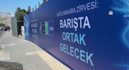Ankara&rsquo;da NATO zirvesi &ouml;ncesi altyapı &ccedil;alışmaları hızlandı