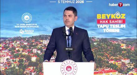 Bakan Kurum'dan Beykoz'da tapu ve konut indirimi m&uuml;jdesi
