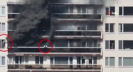 Bel&ccedil;ika&rsquo;da 10 katlı binada yangın: &Ccedil;ok sayıda can kaybı ve yaralı var