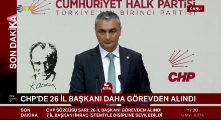 CHP'de 26 il başkanı g&ouml;revden alındı