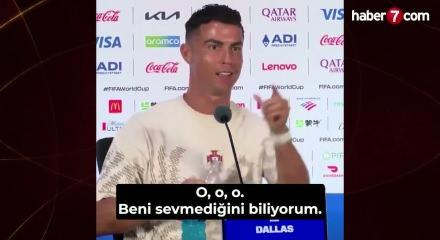 Ronaldo basın toplantısında &ccedil;ıldırdı! Gazetecilere fır&ccedil;a &uuml;st&uuml;ne fır&ccedil;a attı