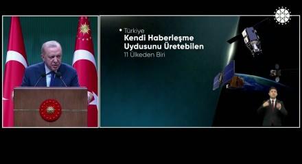 Cumhurbaşkanı Erdoğan: Kendi haberleşme uydusunu &uuml;retebilen 11 &uuml;lkeden biriyiz