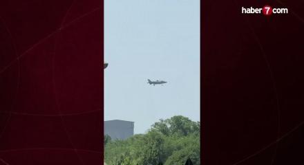 F-35, Beyaz Saray'a yakın b&ouml;lgede havada bekledi
