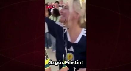 'Gazze'de hemşireydim' diyen İsko&ccedil; taraftardan Filistin s&ouml;zleri! Vicdanın sesi oldu