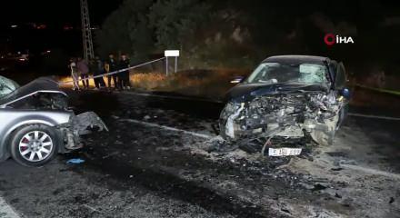 Hatalı sollama faciaya neden oldu: 1 &ouml;l&uuml;, 5 yaralı
