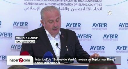  İstanbul'da "Suriye'de Yeni Anayasa ve Toplumsal Barış" paneli d&uuml;zenlendi