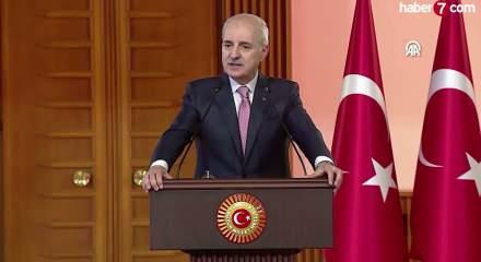 Meclis Başkanı Numan Kurtulmuş ter&ouml;rs&uuml;z T&uuml;rkiye hakkında 'silah bırakma' mesajı!