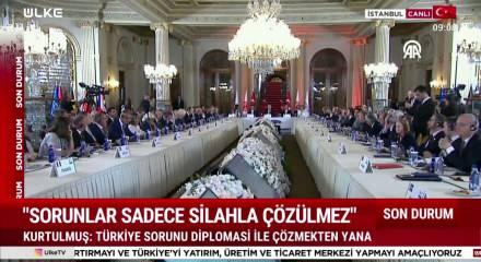 Meclis Başkanı Numan Nato toplantısı &ouml;ncesinde b&ouml;lgesel barış uyarısında bulundu...