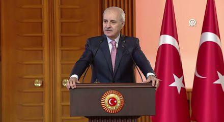  Meclis Başkanı Numan Kurtulmuş Ter&ouml;rs&uuml;z T&uuml;rkiye ile ilgili "T&uuml;rkiye bu adımı atmalı" dedi