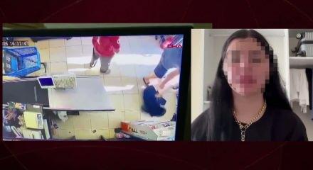 Mersin'de erkek arkadaşı tarafından sokak ortasında darbedilen kadının o anları kamerada