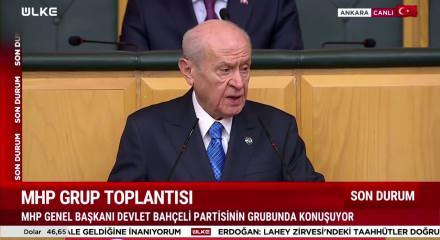 MHP Genel Başkanı Bah&ccedil;eli saldırgan İsrail'in b&ouml;lgedeki pervasızlığına isyan etti!