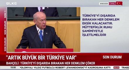 MHP lideri Askeri hastasneler yeniden a&ccedil;ılmalı" dedi