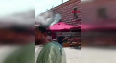 Mısır &Ccedil;arşısı'nda yangın