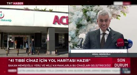 Sağlık Bakanı Kemal Memişoğlu'ndan yerli endoskopik kaps&uuml;l g&ouml;r&uuml;nt&uuml;leme cihazı m&uuml;jdesini a&ccedil;ıkladı