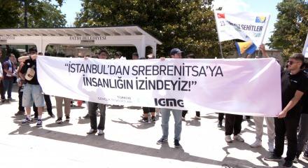 Srebrenitsa Soykırımı'nın yıl d&ouml;n&uuml;m&uuml;nde anlamlı hareket
