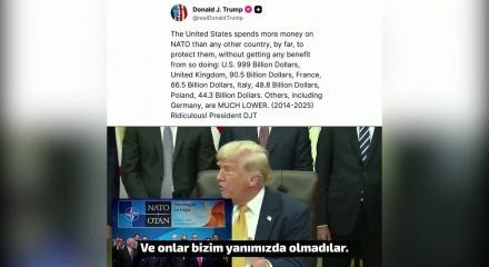 Trump'tan son dakika NATO a&ccedil;ıklaması: Hi&ccedil;bir fayda sağlamıyor!