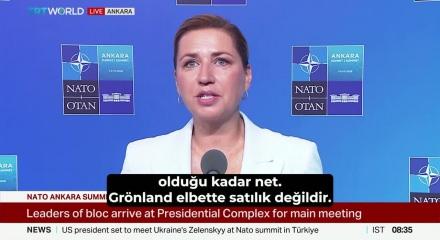 Tarihi NATO zirvesinde Trump'a doğrudan yanıt: Satılık değil