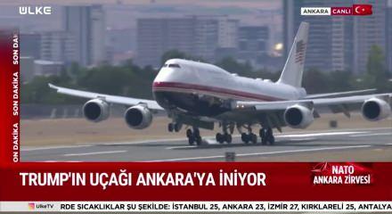 ABD başkanı Donald Trump NATO Zirvesi i&ccedil;in T&uuml;rkiye'de