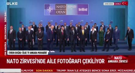 Ankara'da tarihi kare! NATO Liderler Zirvesi'nde aile fotoğrafı &ccedil;ekildi