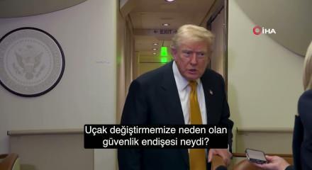Trump Washington'a eski u&ccedil;ağıyla d&ouml;nd&uuml;! Katar u&ccedil;ağındaki gizemli &ouml;nlemler şaşırttı