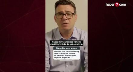 Başbakanlığa hazırlanan Andy Burnham'dan Gazze &ouml;zr&uuml;!