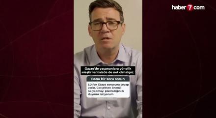 Başbakanlığa hazırlanan Andy Burnham'dan Gazze &ouml;zr&uuml;!