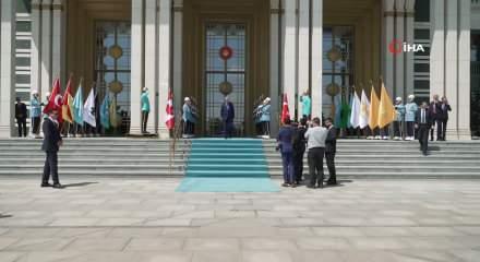 Cumhurbaşkanı Erdoğan, Kanada Başbakanı Mark Carney&rsquo;i kabul etti