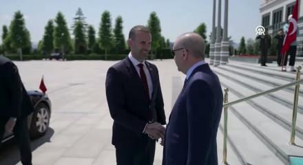 Cumhurbaşkanı Erdoğan, Karadağ Başbakanı Spajic'i K&uuml;lliye'de kabul etti