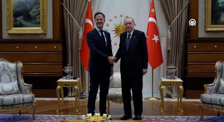 Cumhurbaşkanı Erdoğan, NATO Genel Sekreteri Rutte'yi kabul etti