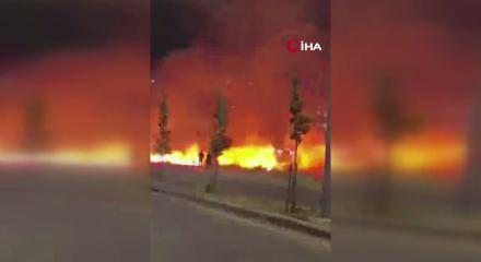 Diyarbakır&rsquo;da geceyi g&uuml;nd&uuml;ze &ccedil;eviren yangın