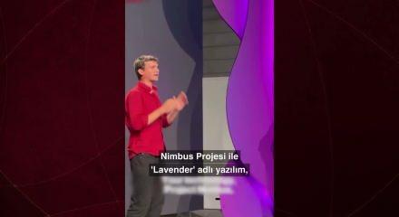 Filistinli aktivisi İsrail&rsquo;e yapay zeka desteği sunan Amazonu protesto etti