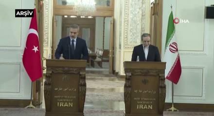 Hakan Fidan, İran Dışişleri Bakanı Arak&ccedil;i ile g&ouml;r&uuml;şt&uuml;