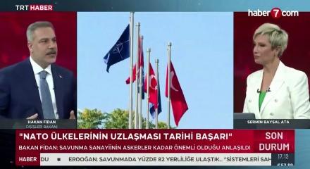 Hakan Fidan: T&uuml;rkiye savunma sanayiinde NATO i&ccedil;in &ouml;rnek konumda