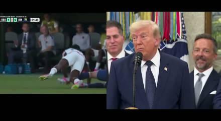 İptal edilen kırmızı kart D&uuml;nya Kupasını karıştırdı! İşte Trump'tan ilk a&ccedil;ıklamaar