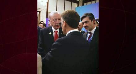 Macron'dan Erdoğan paylaşımı: 'Fransa'ya selamlar iletildi'