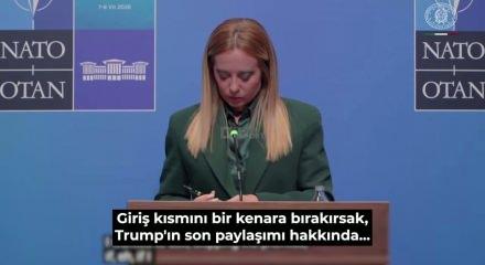 Meloni'nin ile Trump gerginliği NATO zirvesinde g&uuml;ndem oldu