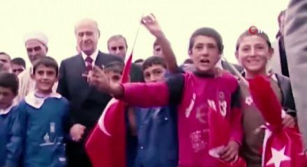 MHP Lideri Bah&ccedil;eli i&ccedil;in genel başkanlığının 30. yıl d&ouml;n&uuml;m&uuml;ne &ouml;zel şarkı