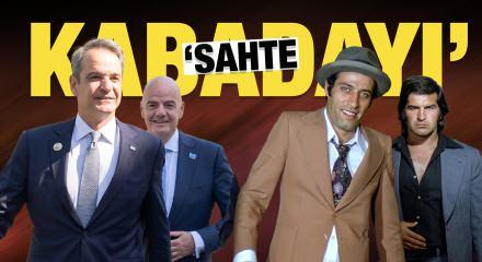 Mi&ccedil;otakis'in y&uuml;r&uuml;y&uuml;ş&uuml; sosyal medyada dikkat &ccedil;ekti: Sahte kabadayı!