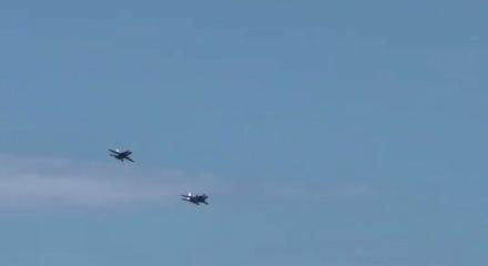 NASA Başkanı Isaacman, Washington'daki g&ouml;steride F-5 savaş u&ccedil;ağı u&ccedil;urdu