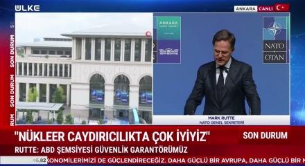 NATO Genel Sekreteri Mark Rutte T&uuml;rkiye'nin savunma sanayi atılımları hakkında konuştu