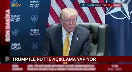  Trump NATO zirvesinde İspanya'ya g&ouml;ndermede bulundu...