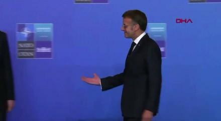 Cumhurbaşkanı Erdoğan, Fransa lideri Macron ile g&ouml;r&uuml;şt&uuml;