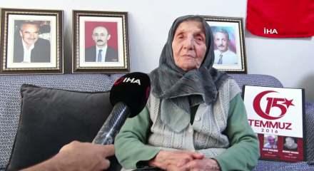 15 Temmuz darbe girişiminde 3 şehit veren 100 yaşındaki Muzaffer G&uuml;lşen'in s&ouml;zleri y&uuml;rekleri dağladı