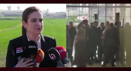 Ahbap soruşturmasında g&ouml;zaltına alınan avukat Ece G&uuml;ner İmamoğlu i&ccedil;in Silivri ziyareti dikkat &ccedil;ekti