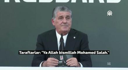 Beşiktaş'ta Mohamed Salah zirvesi! Başkan Adalı'dan Italiano'ya: Sen bunu problem etme!