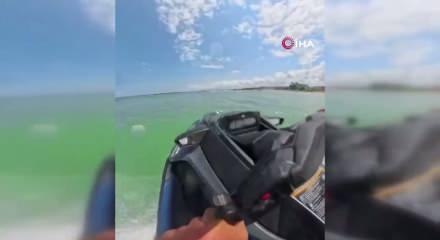 Boğulma tehlikesi yaşayan gen&ccedil; kızı cankurtaran ekipleri son anda kurtardı
