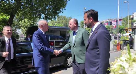 Cumhurbaşkanı Recep Tayyip Erdoğan AK Parti İstanbul İl Başkanlığında....
