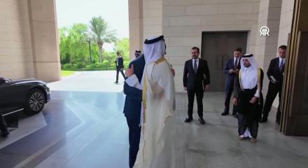 Dışişleri Bakanı Fidan, Katar Başbakanı ve Dışişleri Bakanı Al Sani ile g&ouml;r&uuml;şt&uuml;